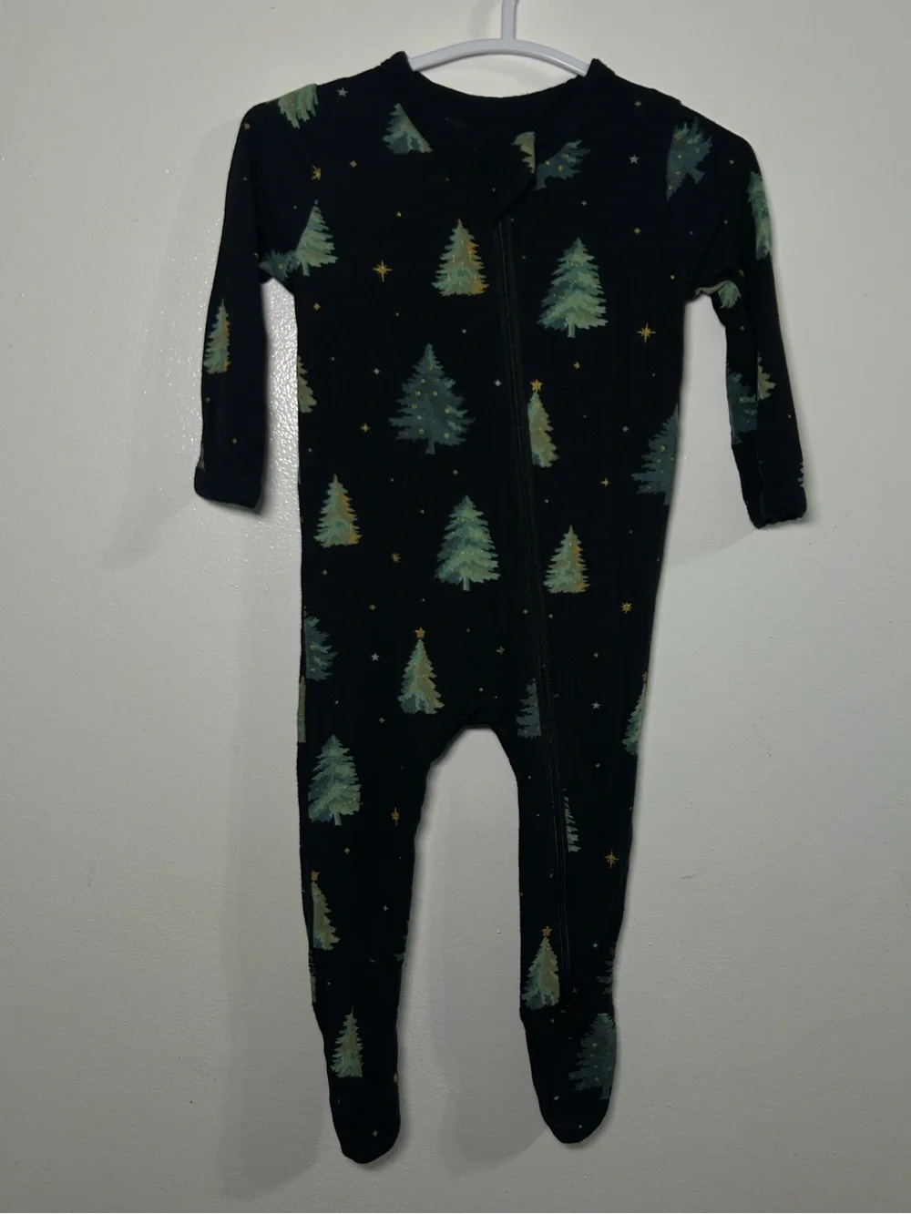 Kyte Baby Zippered Footie Twinkle Tree